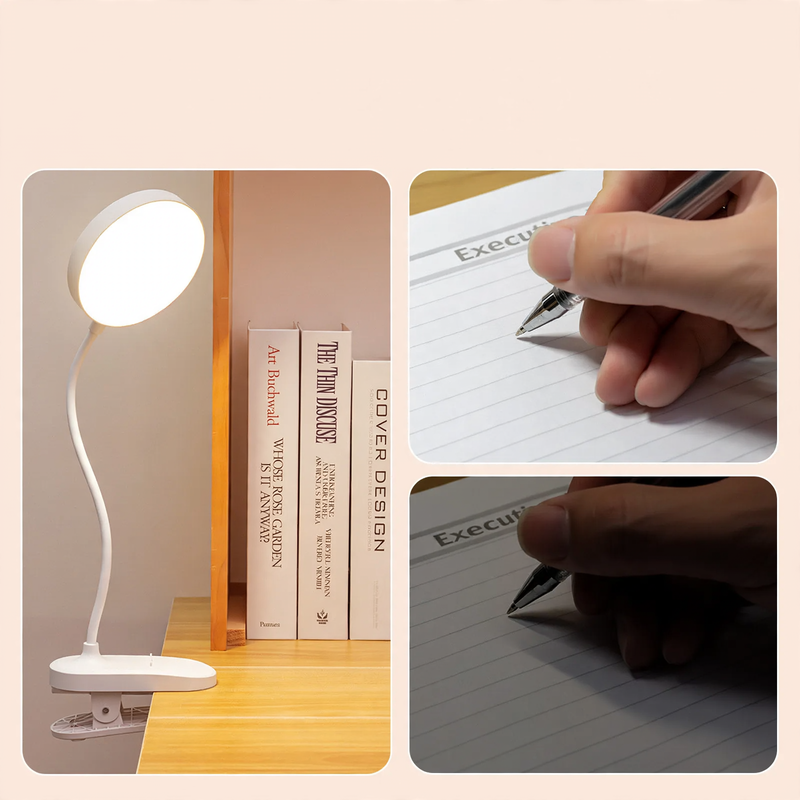 Klemmbare LED-Schreibtischleuchte mit Touch-Steuerung