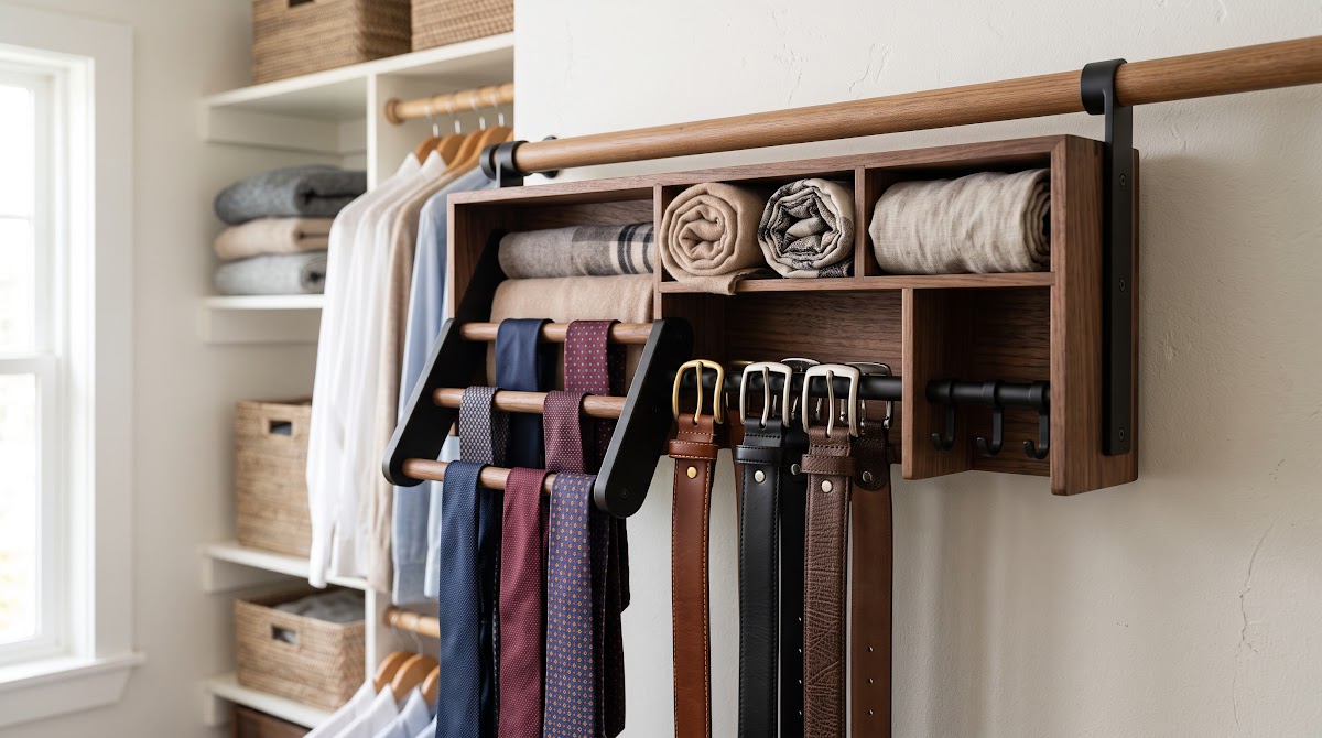 Best Belt and Tie Organizers for Closets (2026) - BEST PREMIUM — IN CONTEXT