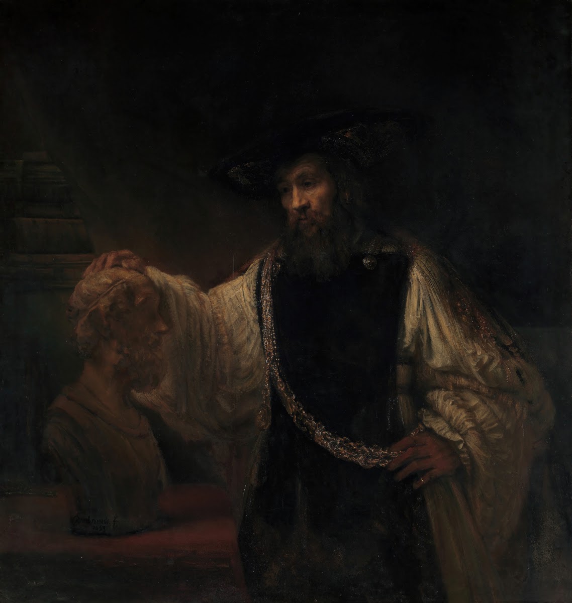 Aristotle with a Bust of Homer 1653