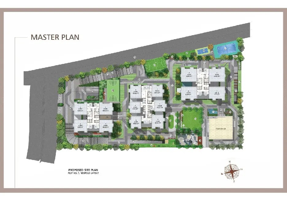 Rajapushpa Skyra Master Plan Layout