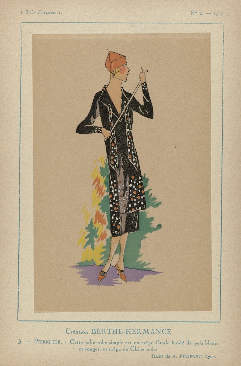 Création Berthe Hermance  Pierrette 1925