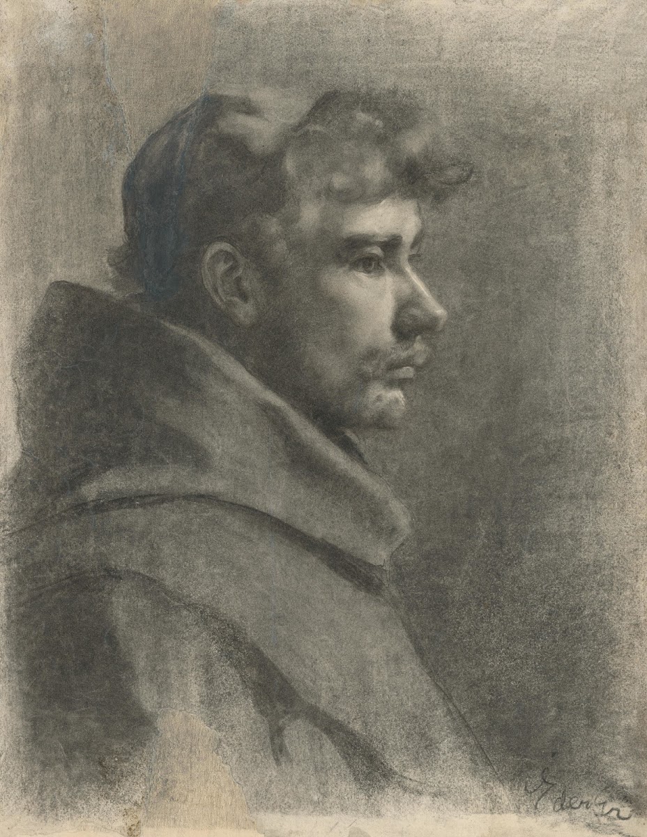 Štúdia k podobizni mladého mnícha 18931898