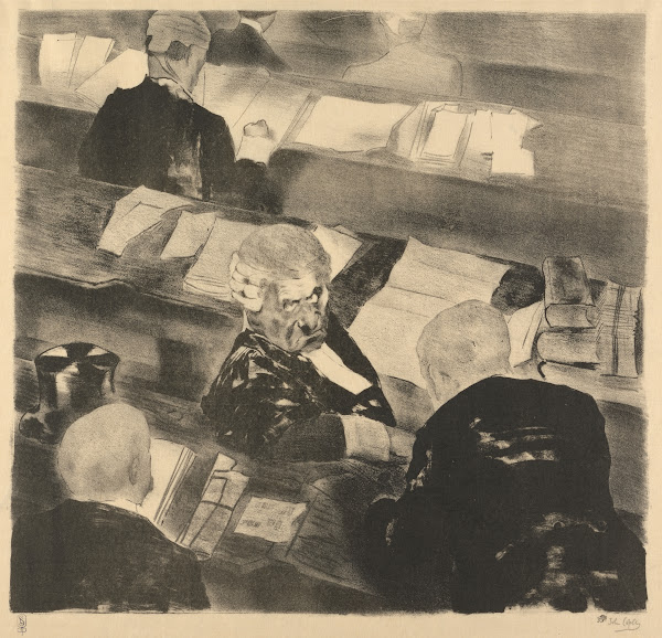 Counsel and a Vendor of Stamps 1910