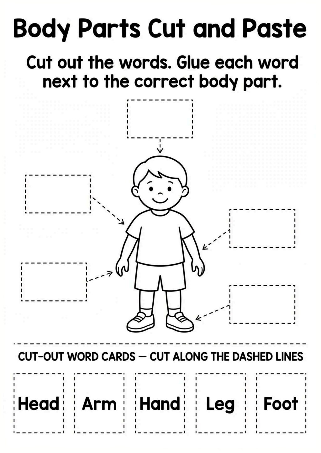 Body Parts Cut and Paste