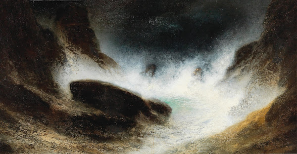 Sturm an der Küste Sorrent