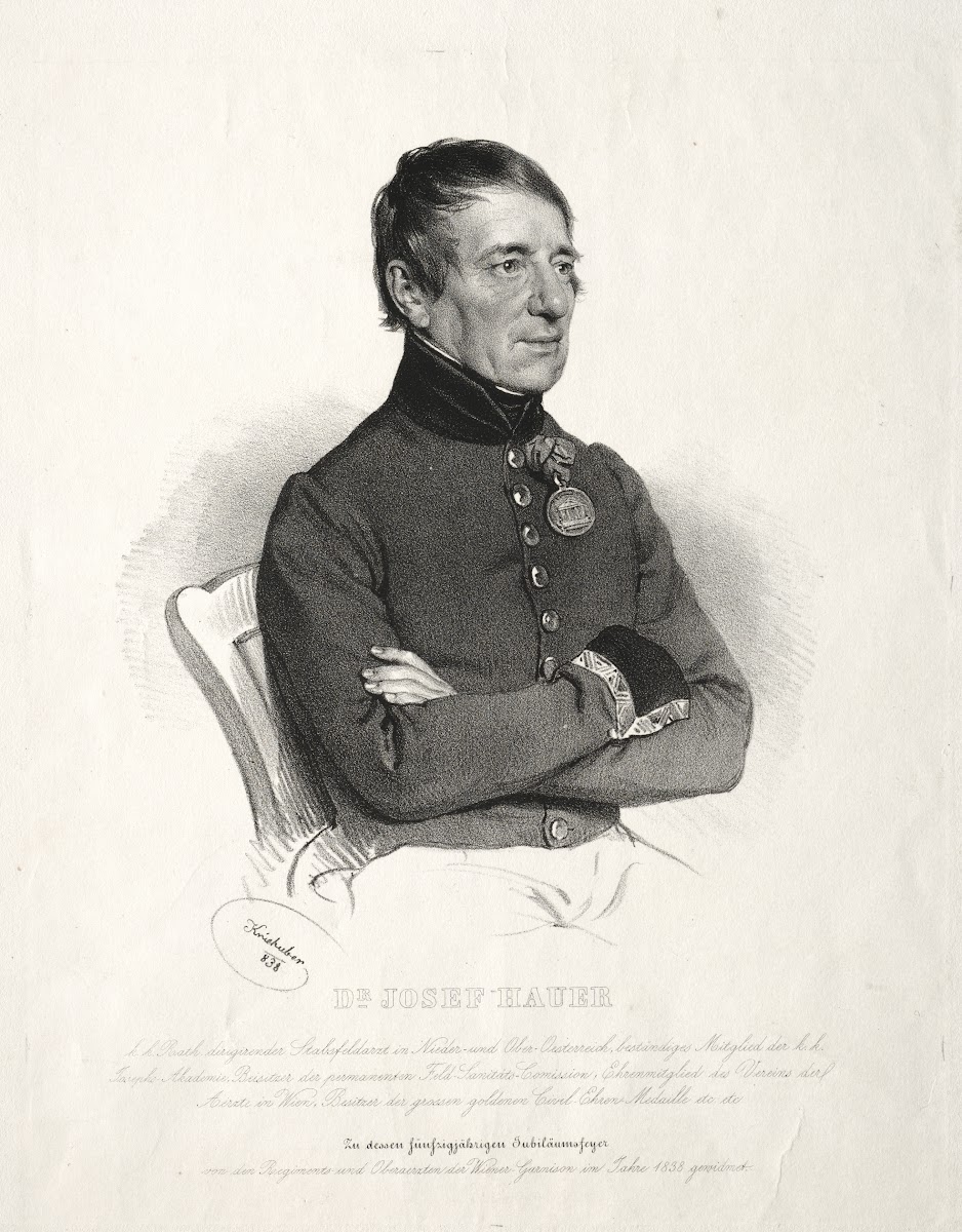 Portrait of Dr Jospeh Hauer 1838