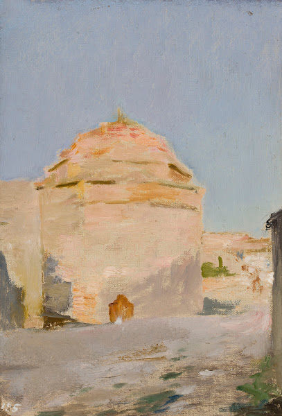 Grave of Maria Potocka in Bakhchisaray From the journey to Crimea between 1887 a