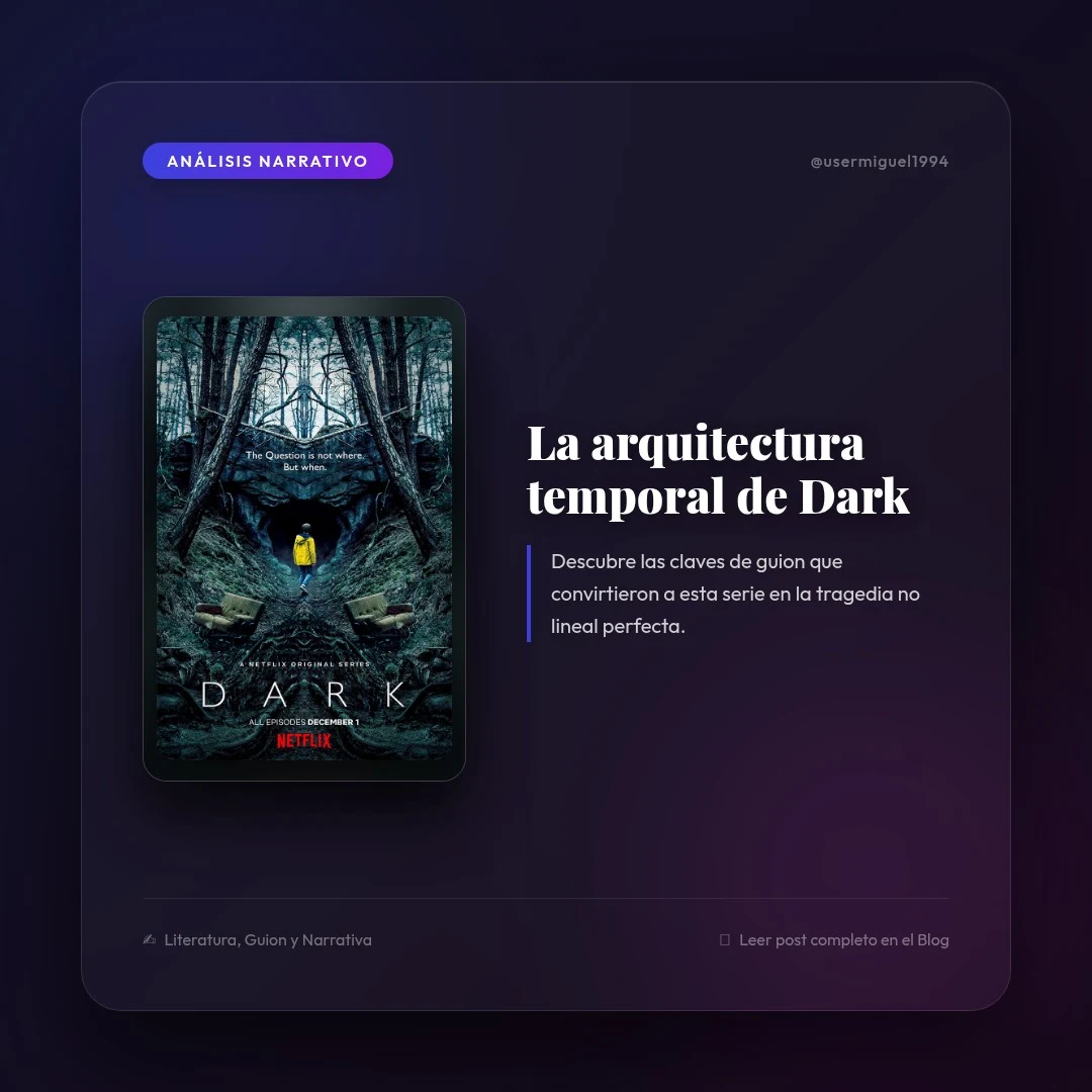 Cómo Dark domina la estructura de la narrativa no lineal