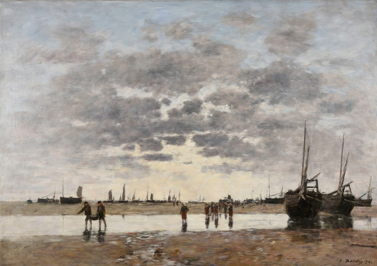 Berck le retour des barques 1890