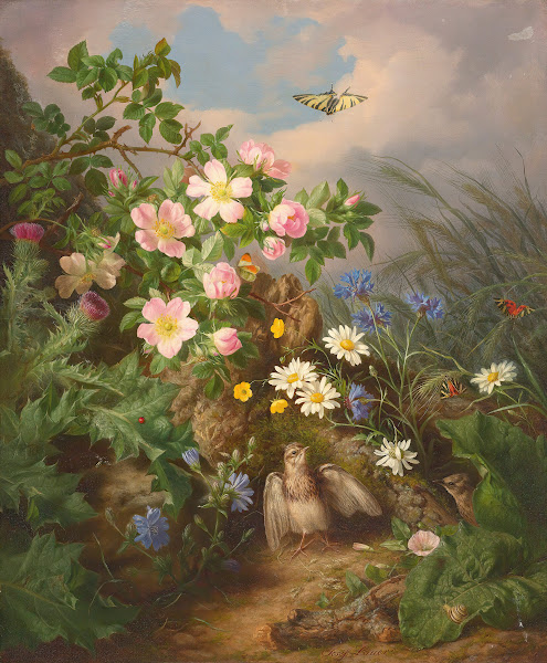 Still life with bird