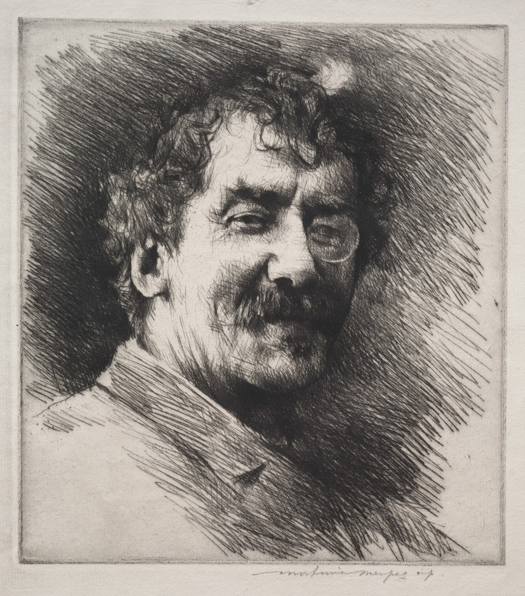 Portrait of Whistler with the White Lock c 1880