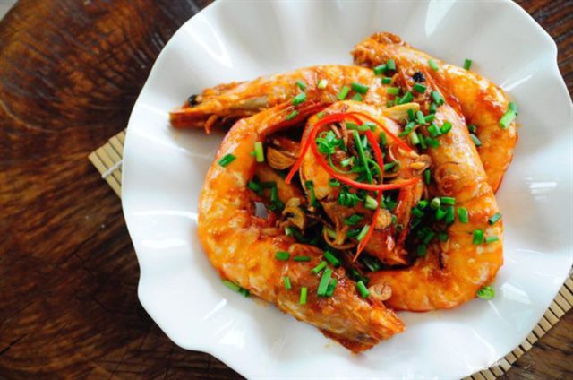 Tôm Chiên Tương Cà