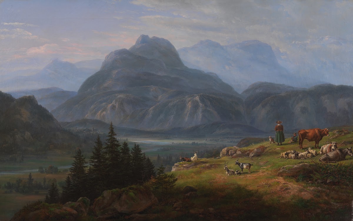 The Etsch Valley near Roveredo 1824
