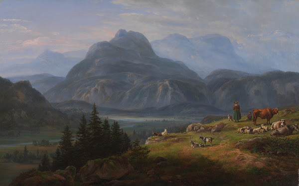 The Etsch Valley near Roveredo 1824