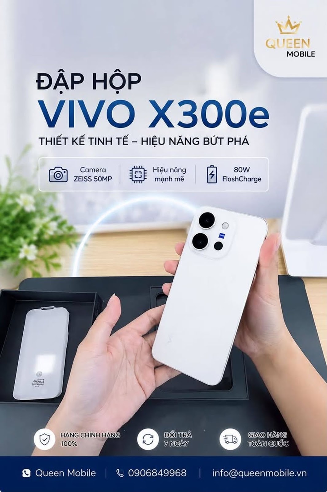 Vivo X300e chính thức ra mắt tại Trung Quốc với Snapdragon 8 Gen 5, pin lớn và camera ZEISS #VivoX300e #vivo #ZEISS #Snapdragon8Gen5 #Android #ĐiệnThoại #CôngNghệ #Smartphone #Quee
