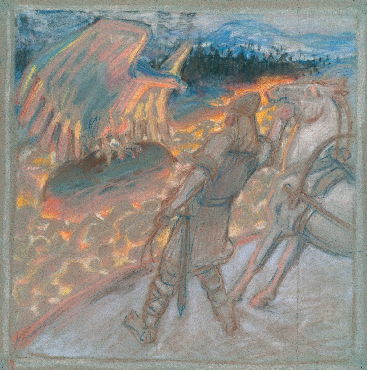 Lemminkäinen Tulijoella 1920