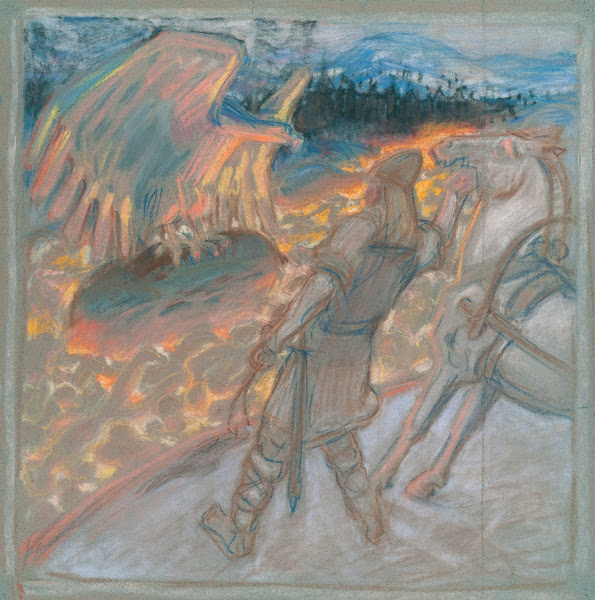 Lemminkäinen Tulijoella 1920