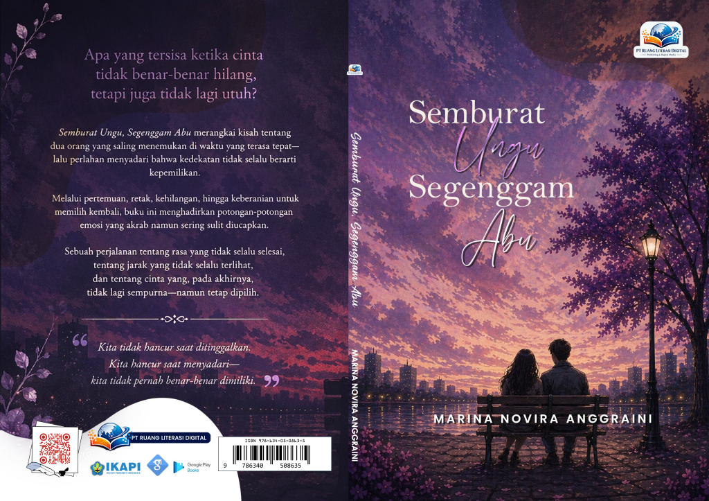 Cover depan Semburat Ungu, Segenggam Abu