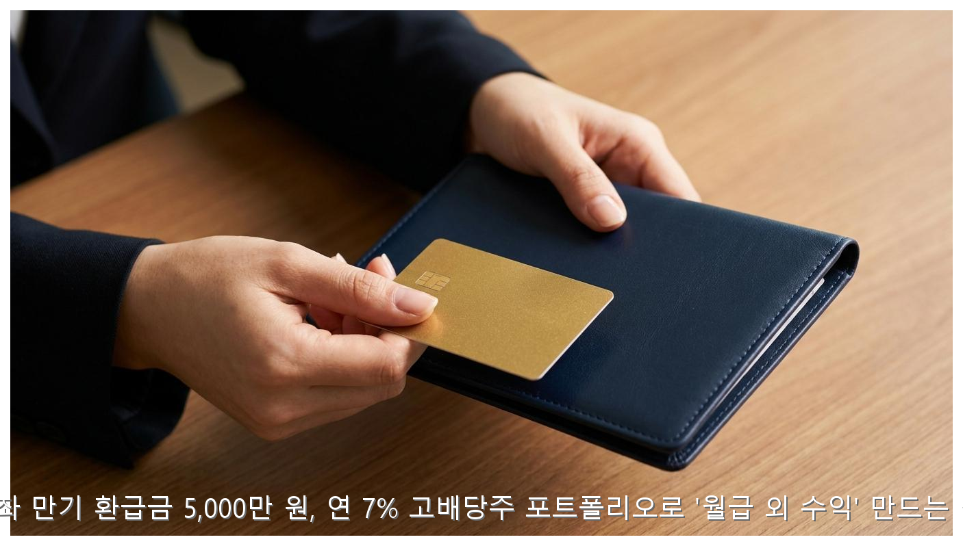 청년도약계좌 만기 환급금 5,000만 원, 연 7% 고배당주 포트폴리오로 '월급 외 수익' 만드는 실전 가이드 핵심 안내 및 분석 인포그래픽 (3)