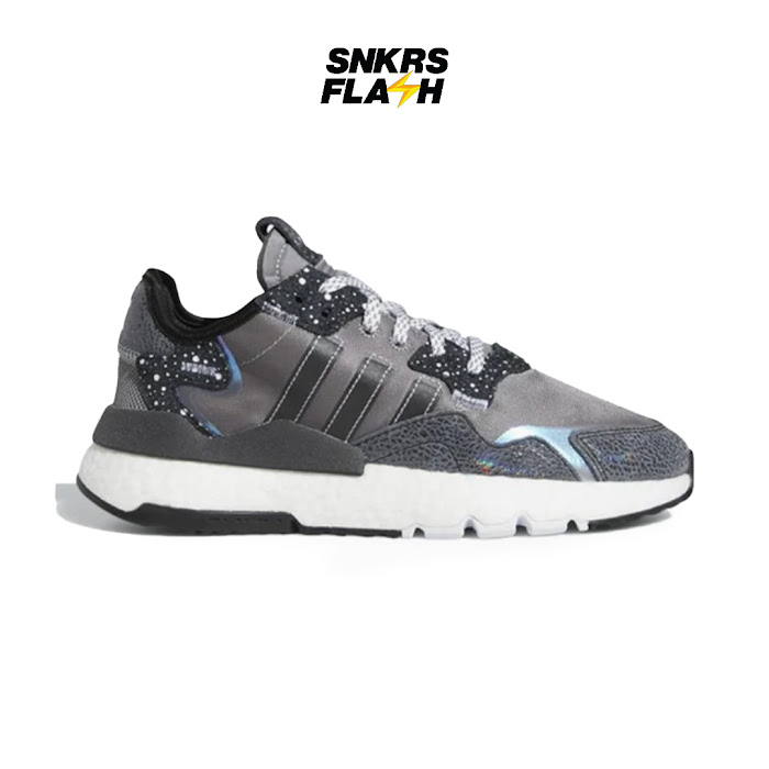 ADIDAS WOMENS NITE JOGGER REFLECTIVE GREY BLACK