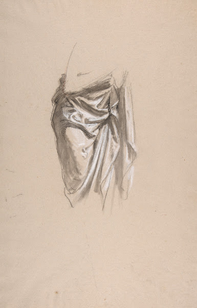 Drapery Study for Clovis 19th Century