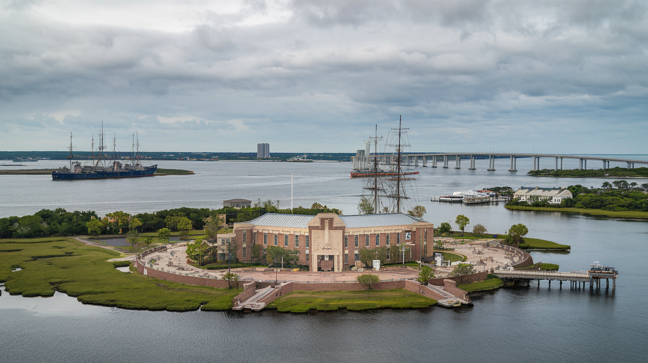 How Far Is Patriots Point from Myrtle Beach?