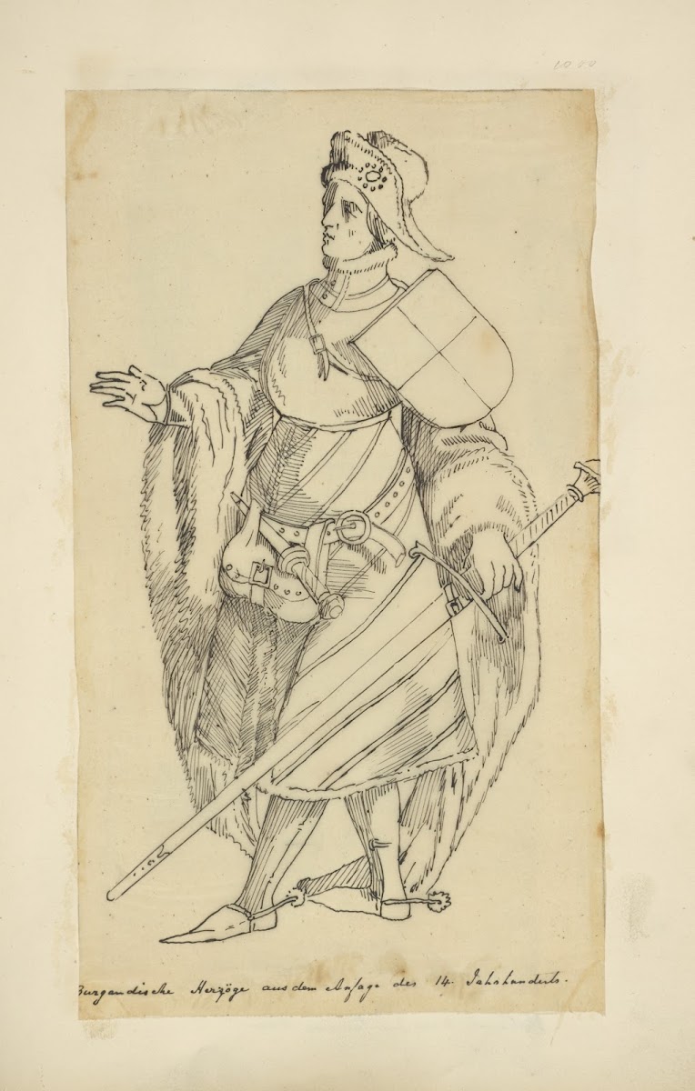 Burgundische herzöge aus dem ansage des 14 jahrhunderts 1840