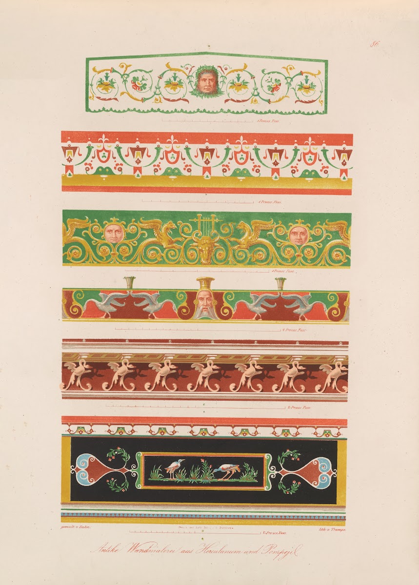 Ornamente aller klassischen Kunst Epochen nach den Originalien in ihren eigenthu
