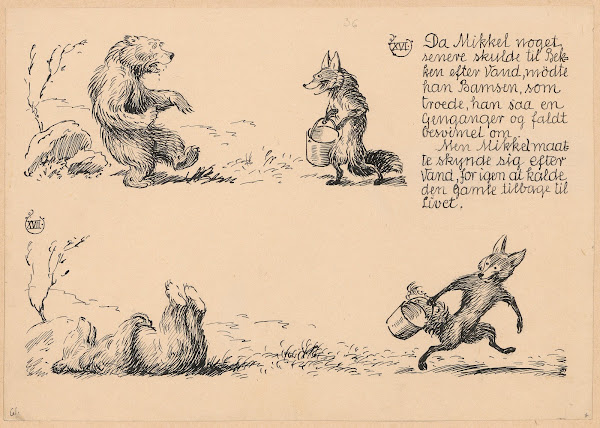 Bamsefar og Mikkel Ræv Pl11 1921