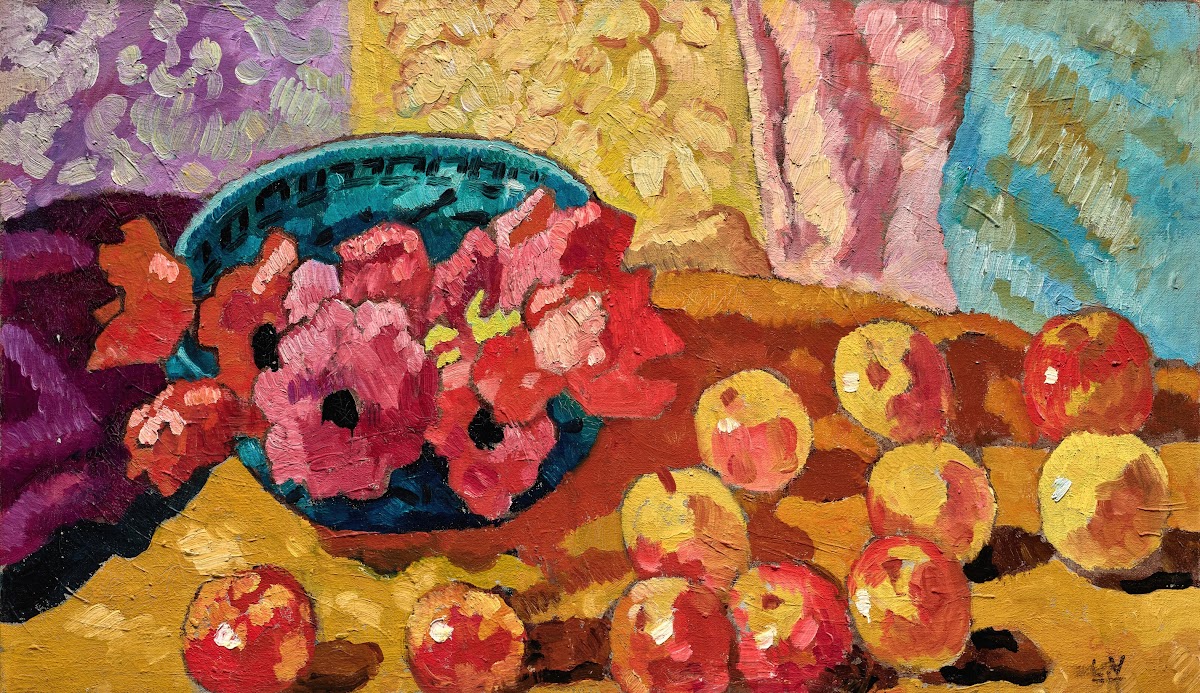 Anémones et pommes 1935