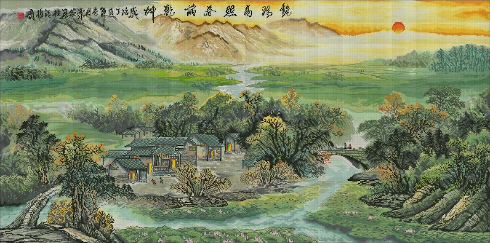 CMP 320692 Chinese Landscape