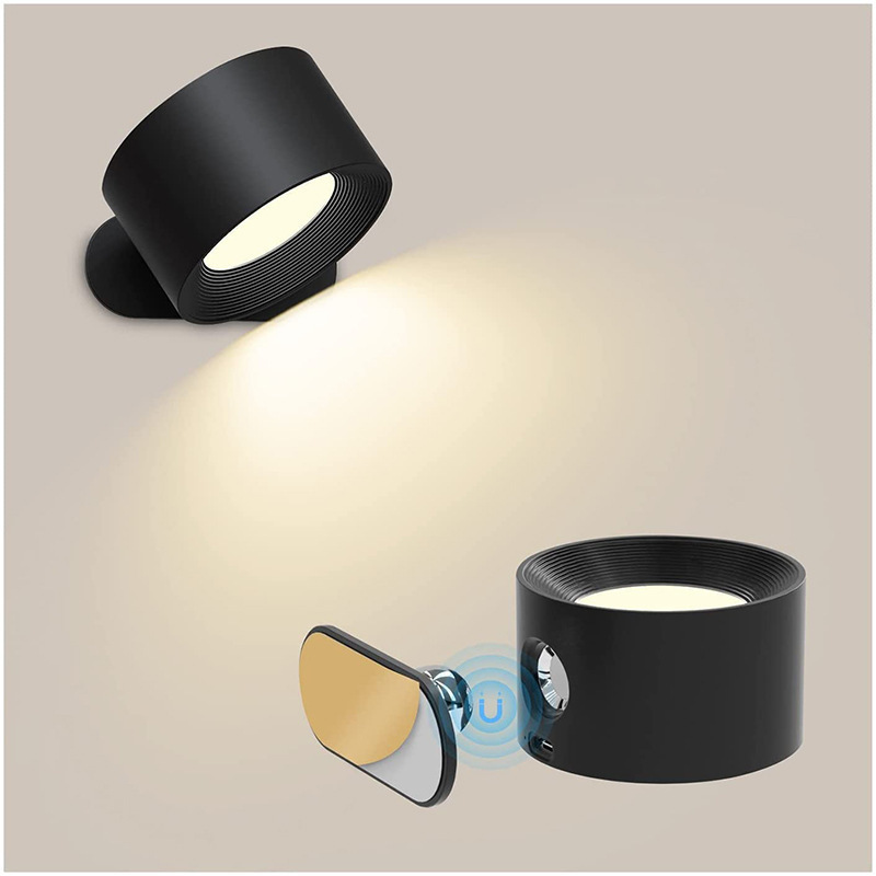 Kabellose LED-Wandleuchte mit Touchsteuerung