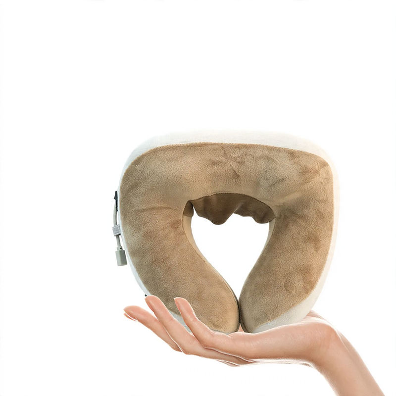 U-förmiges Nackenkissen mit Massagefunktion