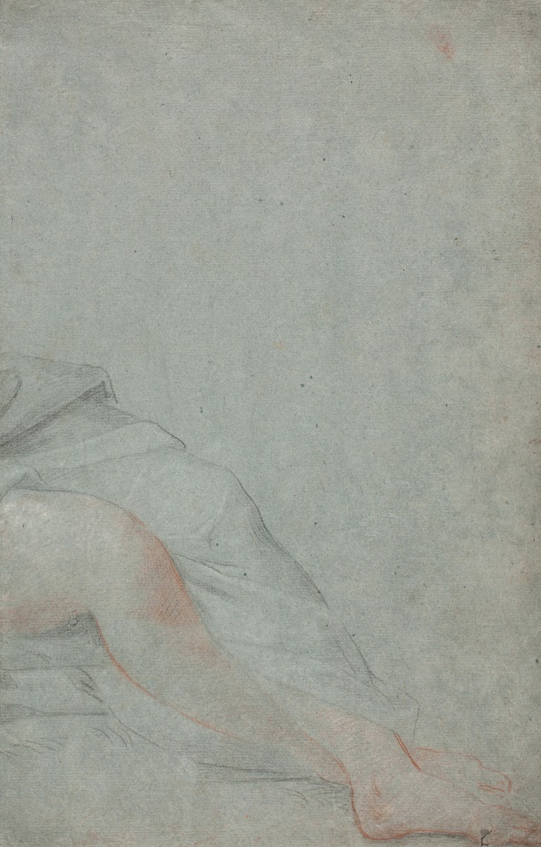 Benstudie af siddende kvinde 1671  1738