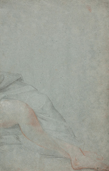 Benstudie af siddende kvinde 1671  1738