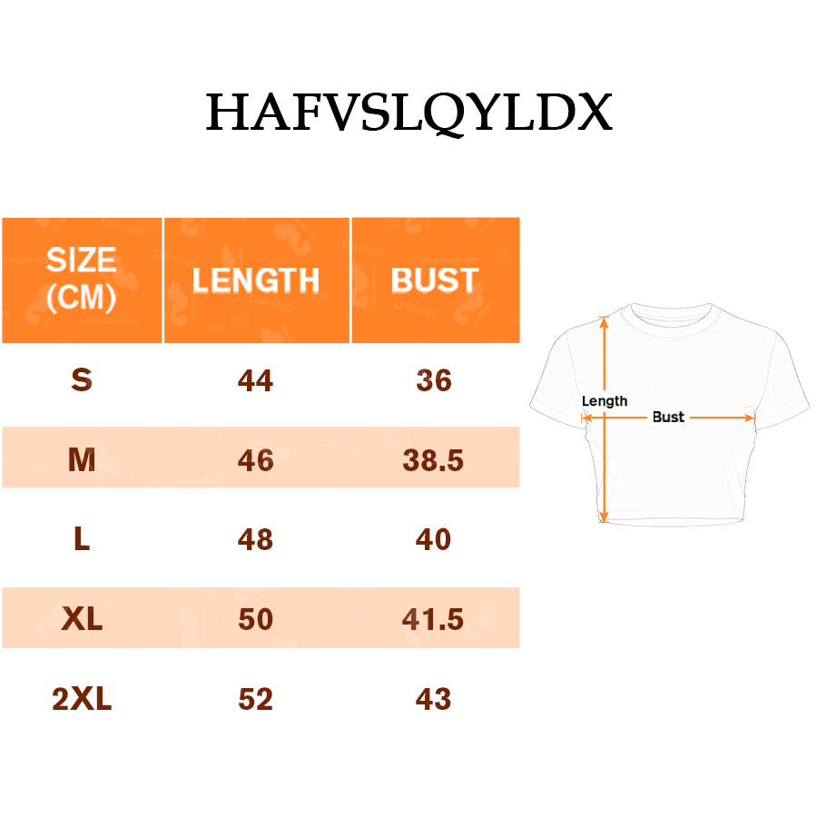 AOP HAF Women's Cropped Crew Neck Short Sleeve Top
