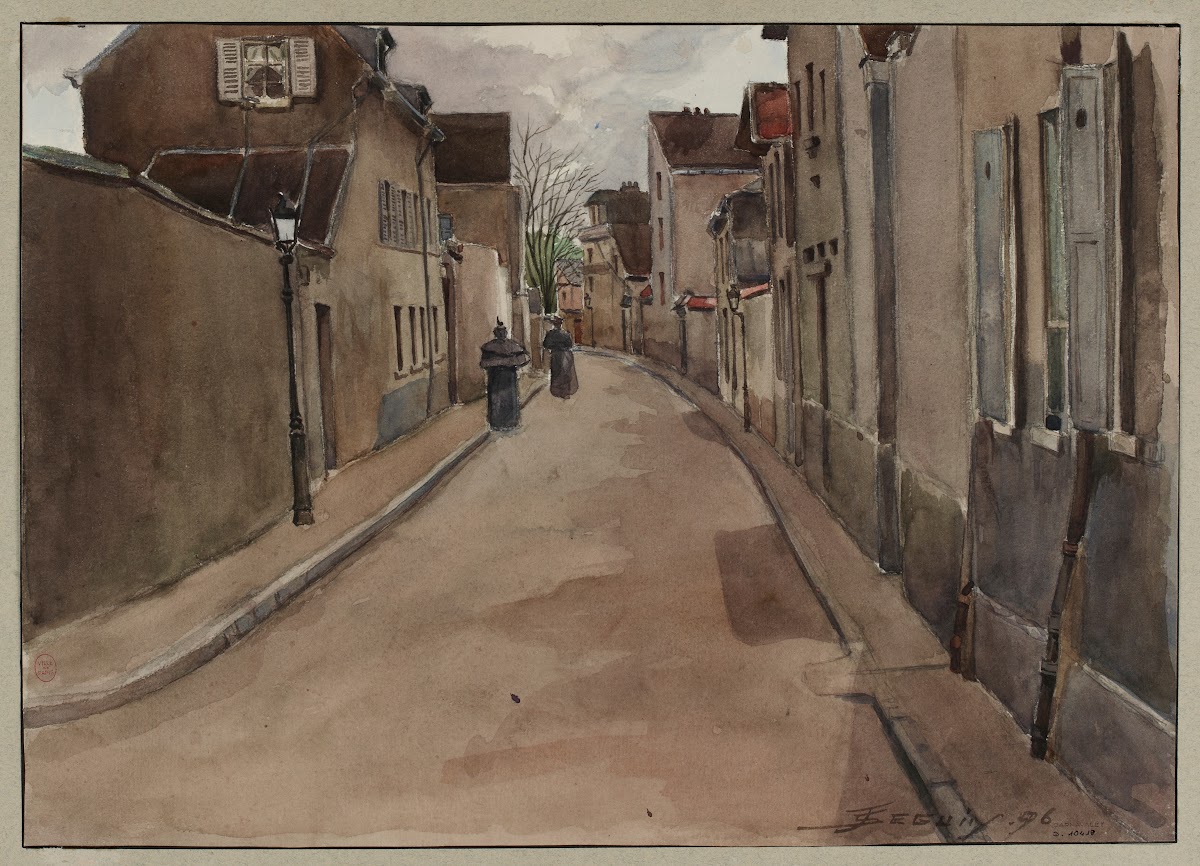 La rue Olivier de Serres de la rue dAlleray 1er tronçon Vaugirard 1896