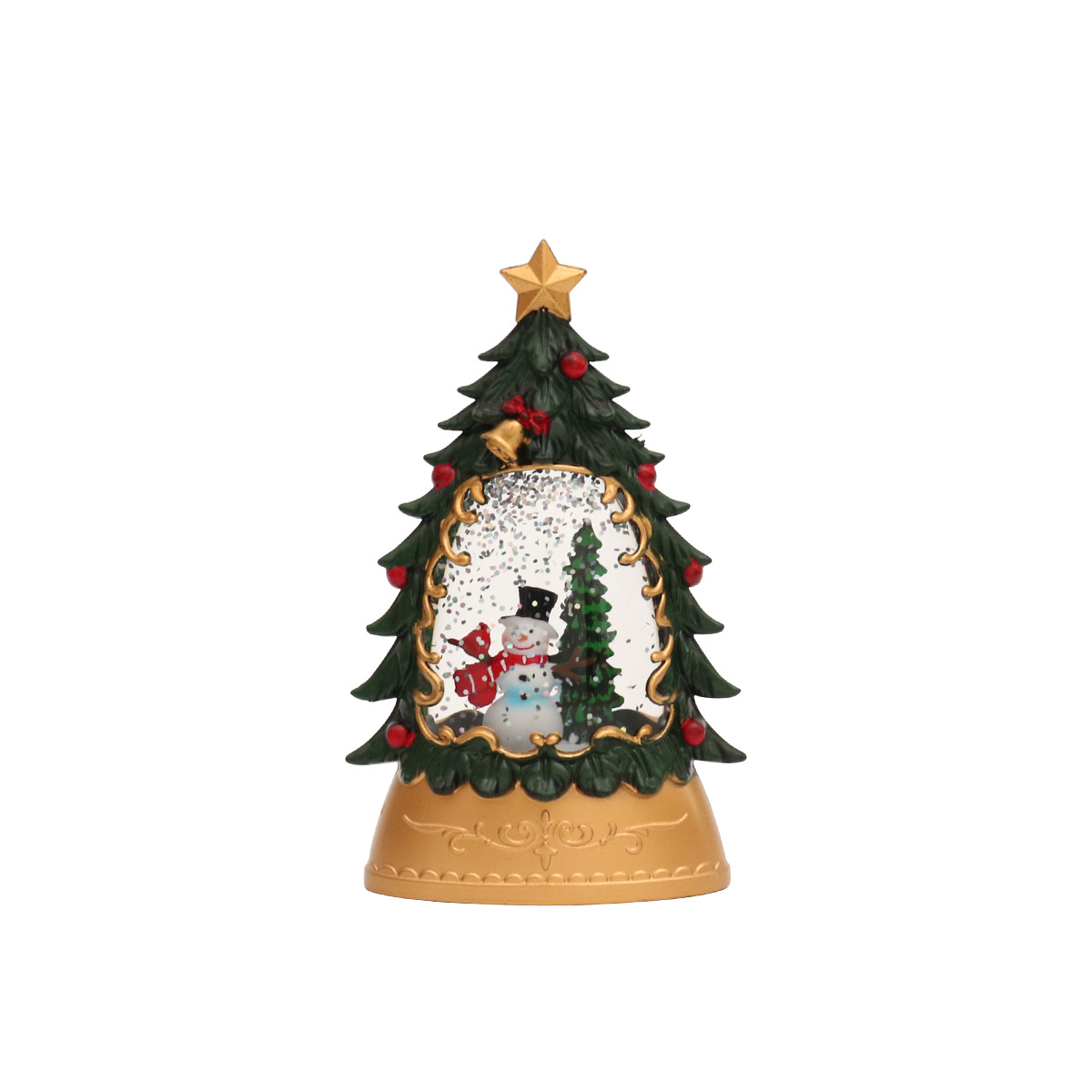 Decorative LED Water Lantern with Christmas Motif