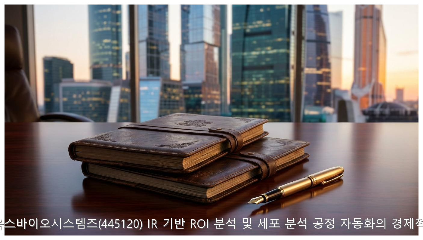 큐리옥스바이오 IR 분석과 ROI 3배 핵심 가치 핵심 안내 및 분석 인포그래픽 (6)