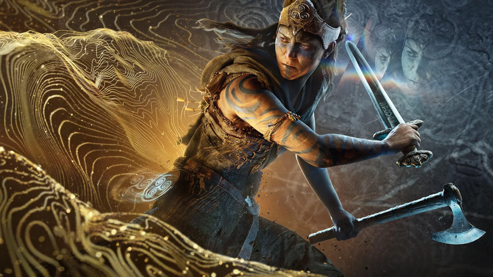 Senua From Hellblade Two - Video Game Art 4K Wallpaper (3840x2160)