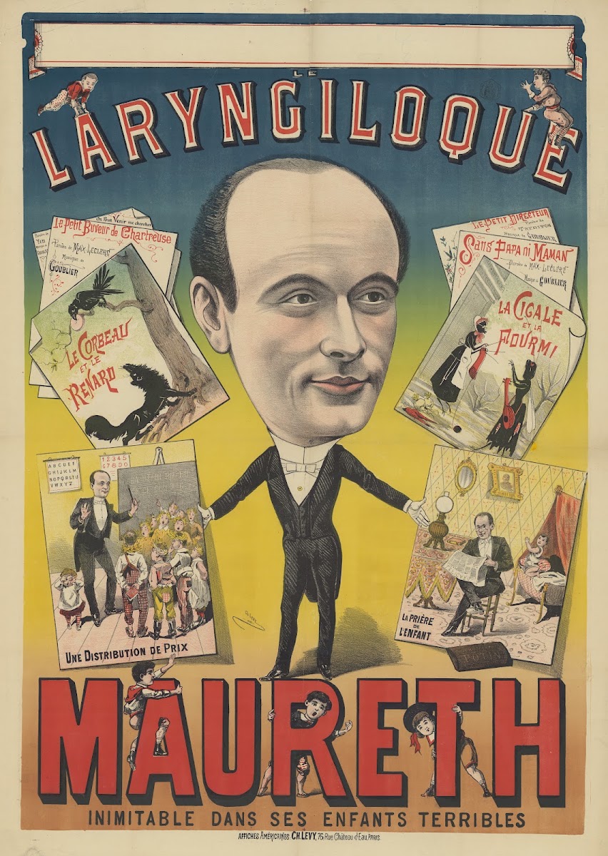 Le laryngiloque Maureth inimitable dans ses enfants terribles 1888