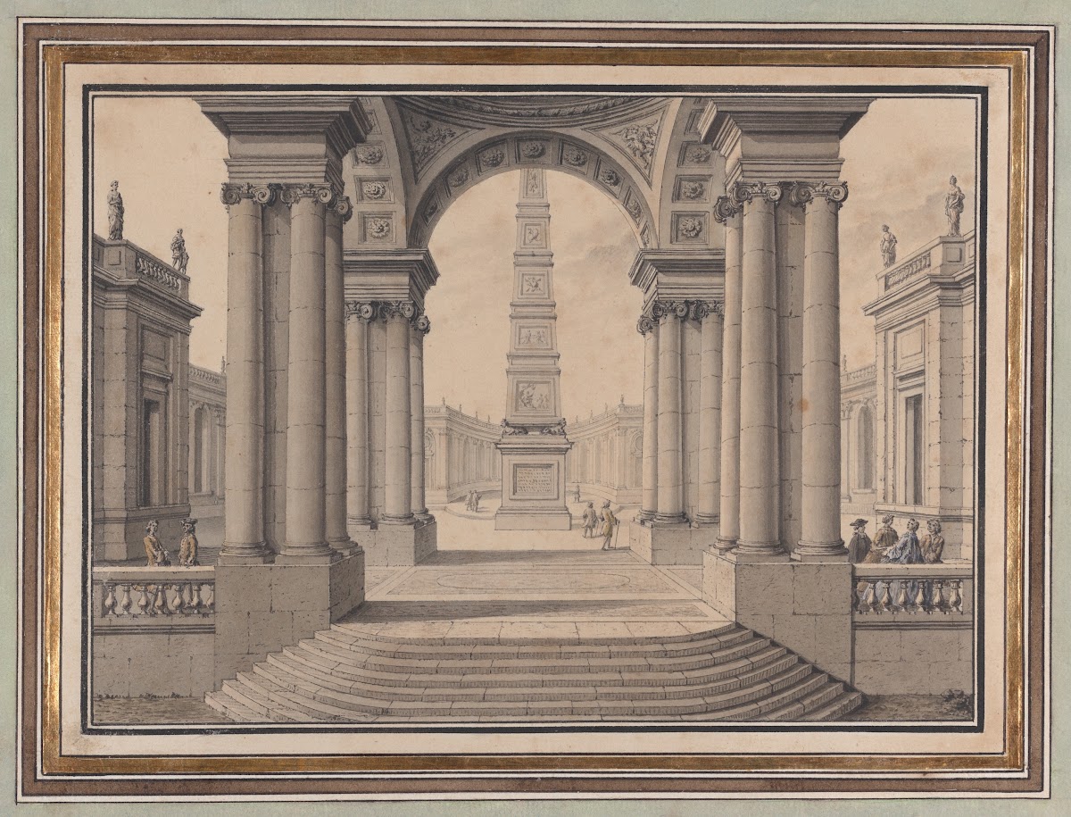 Architectural Capriccio with an Obelisk ca 175059