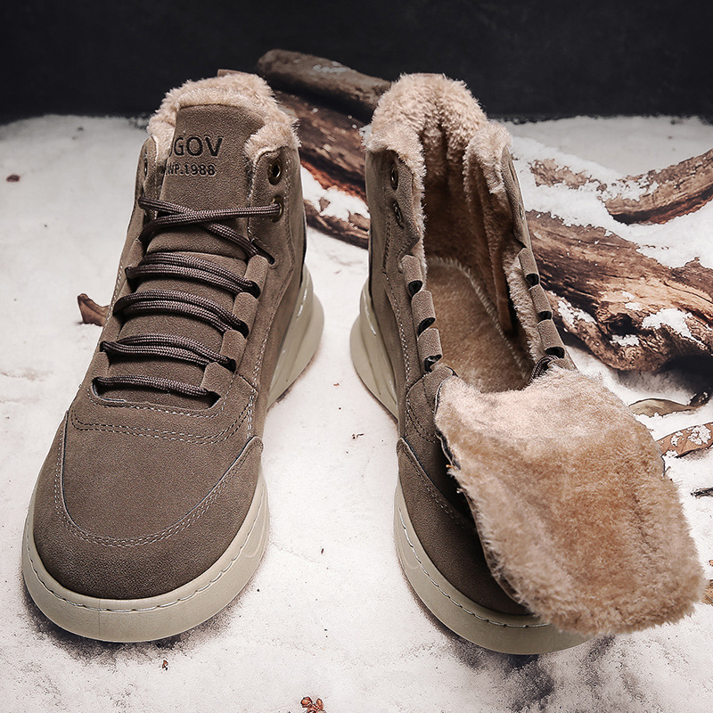 Gefütterte Herren-High-Top-Freizeitschuhe