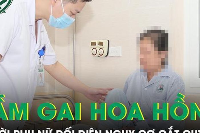 Người phụ nữ đối diện nguy cơ đoạn chi chỉ vì giẫm phải gai hoa hồng - Báo Sức Khỏe &amp; Đời Sống