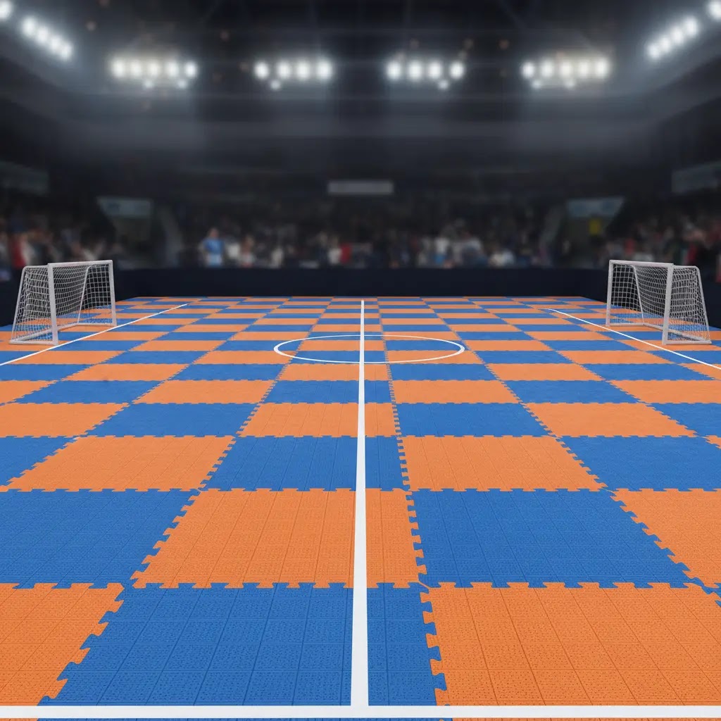 Jenis lantai apa yang biasa digunakan untuk lapangan futsal
