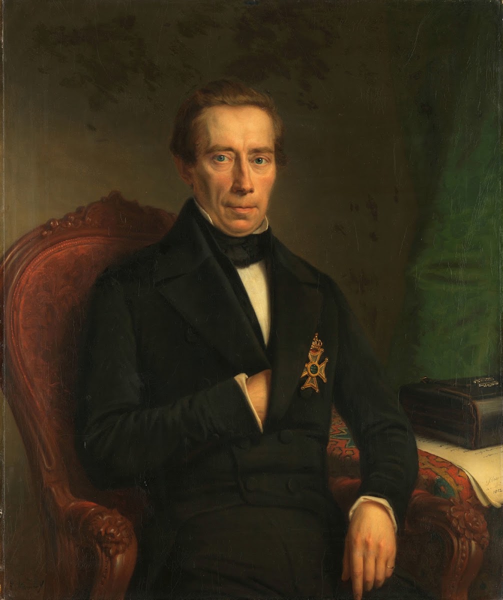 Portrait of Johan Rudolf Thorbecke Minister of State and Minister of the Interio