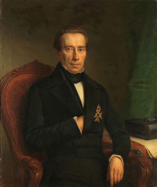 Portrait of Johan Rudolf Thorbecke Minister of State and Minister of the Interio