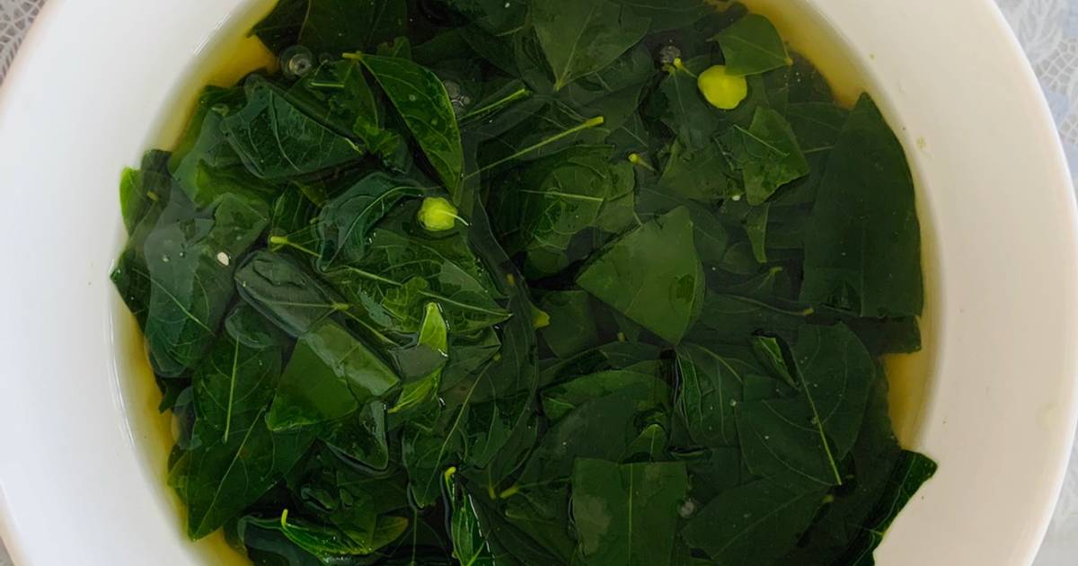 Canh rau ngót không người lái