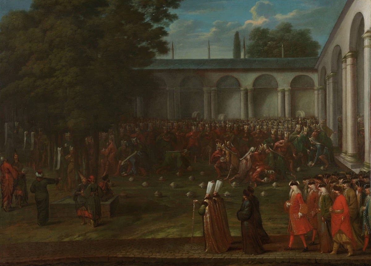 Cornelis Calkoen on his Way to his Audience with Sultan Ahmed III c 1727   c 173