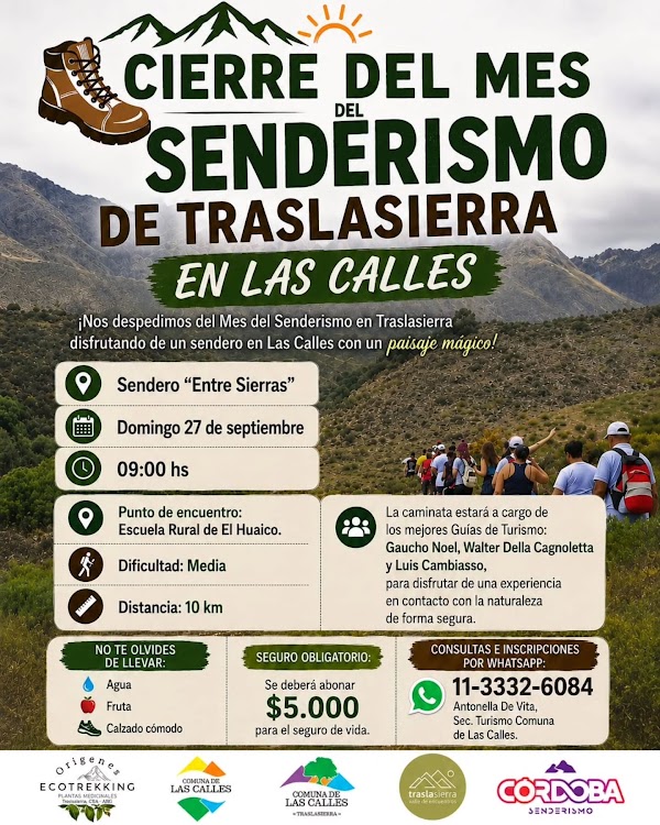 Cierre del Mes del Senderismo